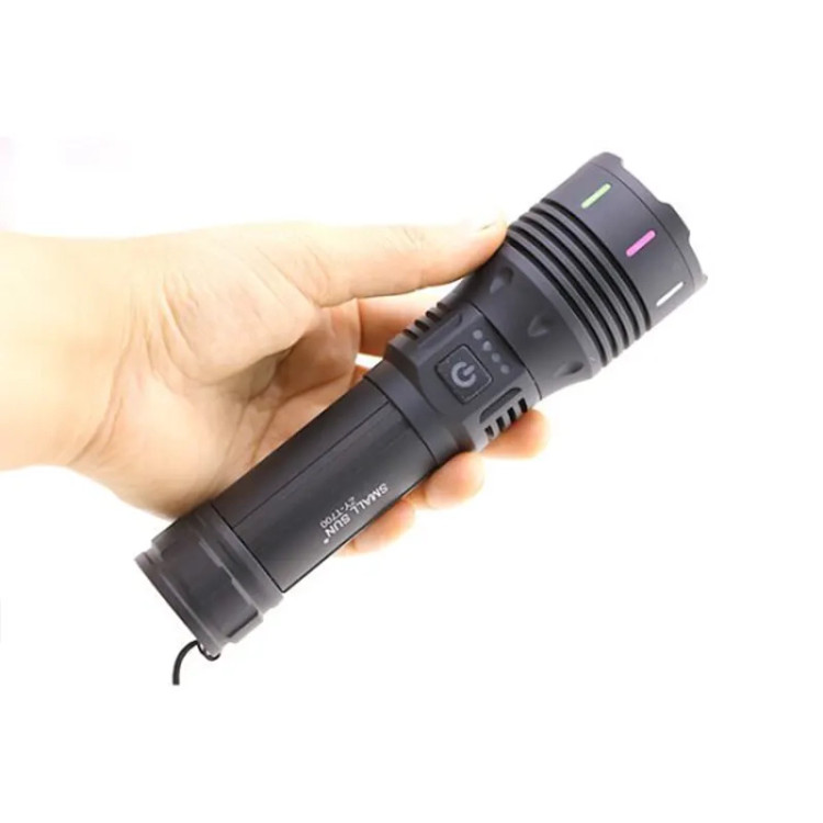چراغ قوه پلیسی اسمال سان مدل T700 کیفدار و شارژر دار