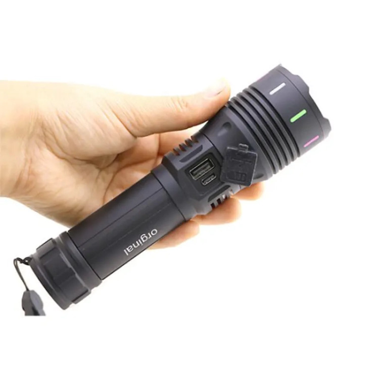 چراغ قوه پلیسی اسمال سان مدل T700 کیفدار و شارژر دار