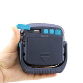 پروژکتور و چراغ کار شارژی آبی W894-1 پورت شارژ و پاوربانک