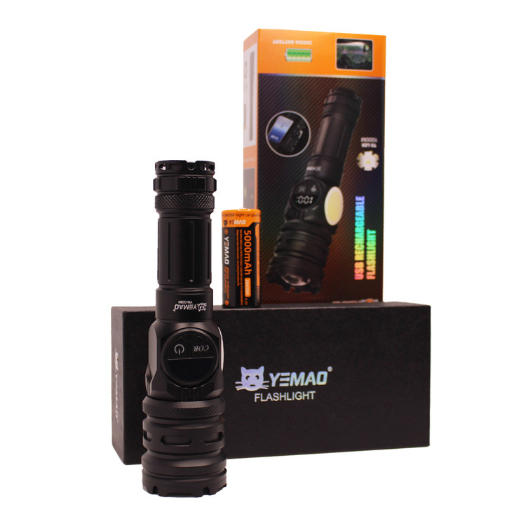 چراغ قوه چندحالته حرفهای YEMAO مدل YM-G280- تنظیم نور از ملایم تا پرتاب قوی