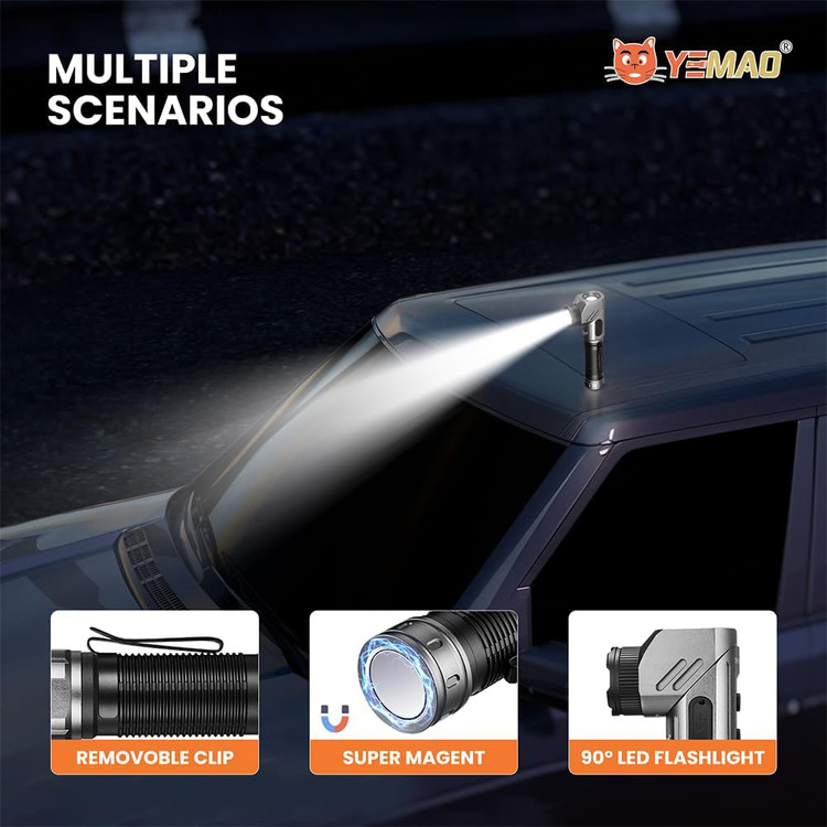 چراغ قوه ضدضربه حرفهای یمائو YEMAO- مقاوم در شرایط سخت کوهنوردی و شکار