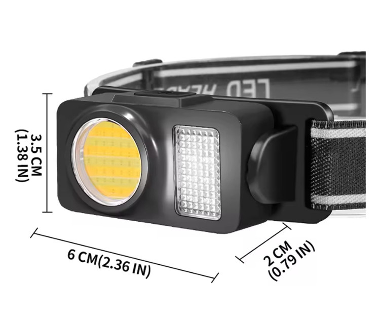 چراغ پیشانی شارژی اقتصادی - روشنایی مداوم بدون تعویض باتری yd03