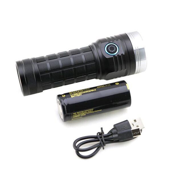 ZINGARO W5185 Flashlight چراغ قوه طراحی ارگونومیک - راحتی در دست حتی با دستکش