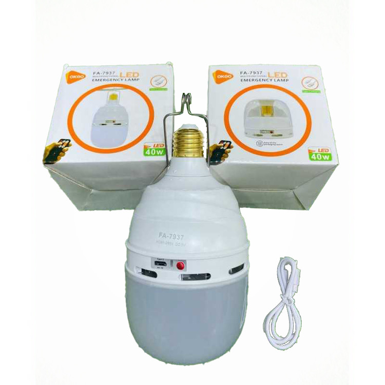لامپ اضطراری شارژی ۴۰ وات OKGO مدل FA-7937