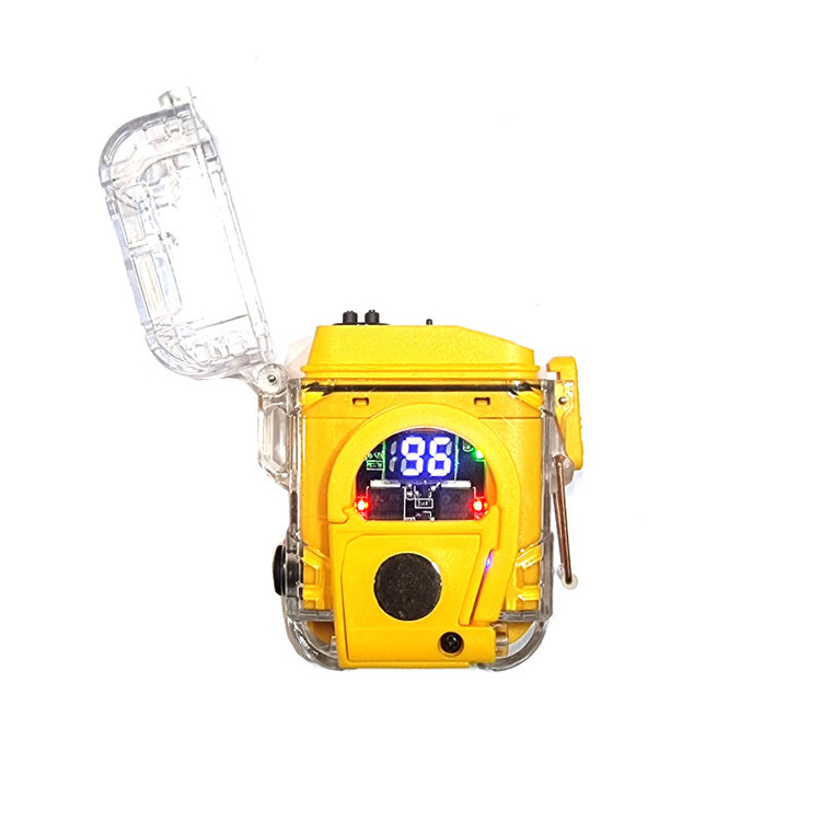 گجت اضطراری برای کمپینگ Rechargeable mini flashlight LED arc ignition portable lamp D52-1