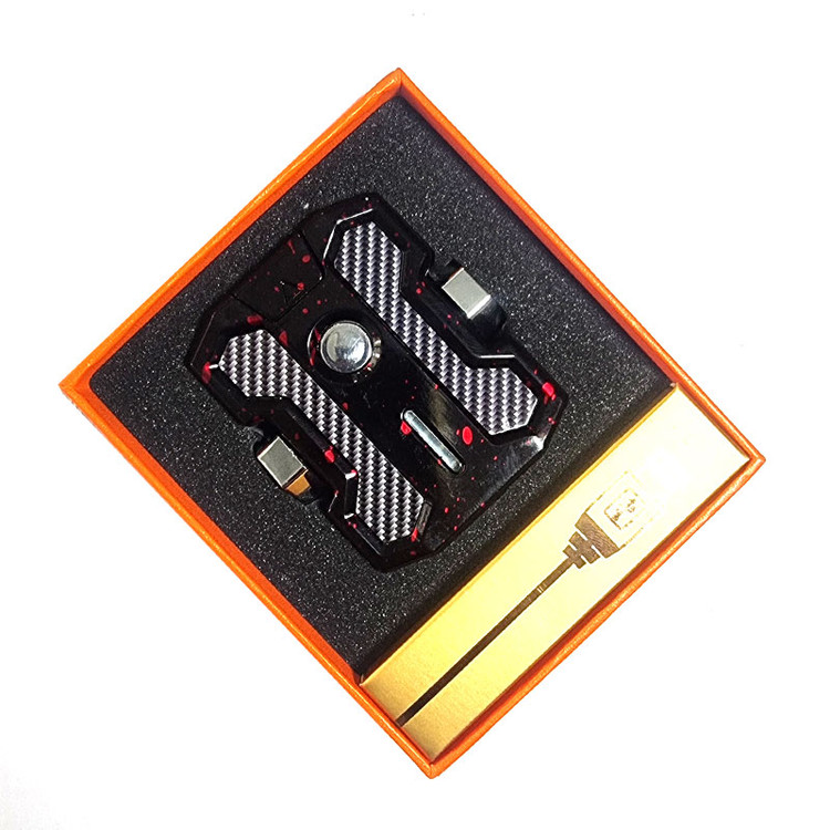 گجت چندکاره فندک پلاسمایی اسپینر دار با چراغ قوه