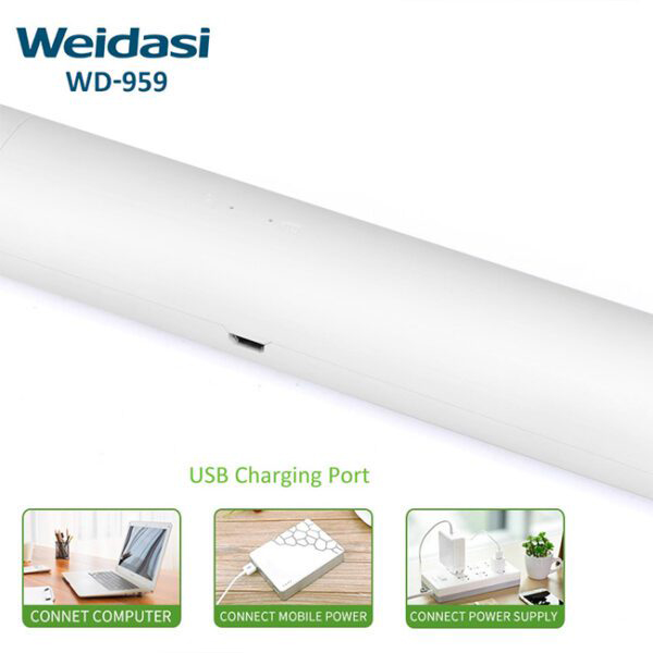 پشه‌کش راکتی ویداسی WD-959 پایه‌دار کمپ و سفر
