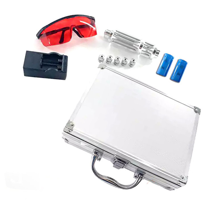 لیزر حرارتی نقرهای کوچک نور آبی مدل YX-017 قیمت لیزر حرارتی قوی برد بلند