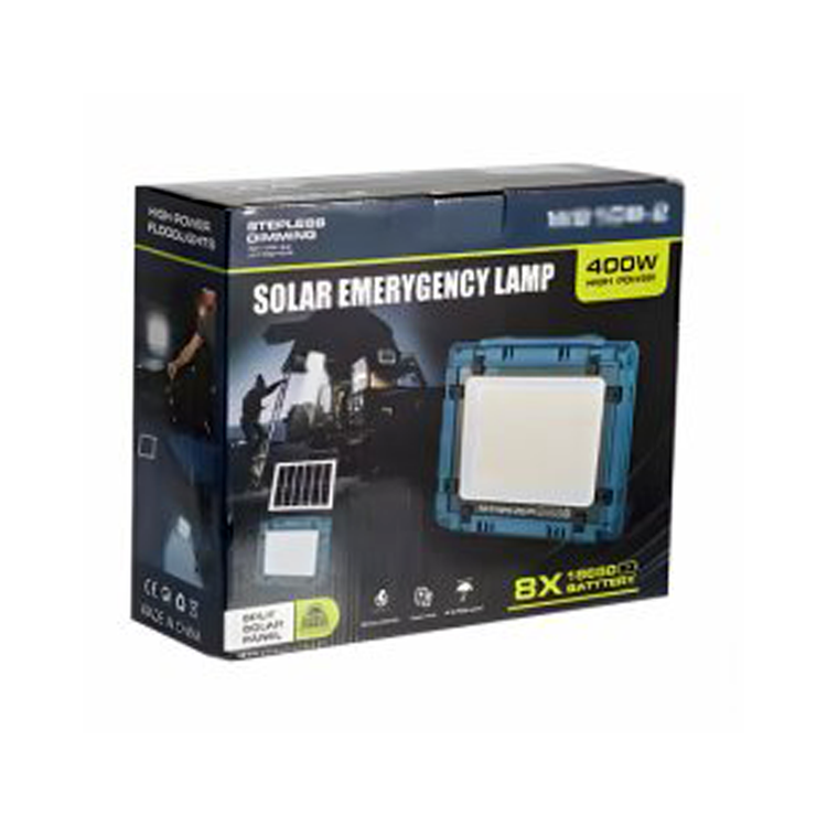 قیمت پروژکتور شارژی خورشیدی 400 وات مدل W8121-2