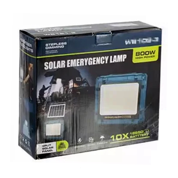 قیمت پروژکتور شارژی خورشیدی 800 وات مدل W8121-3