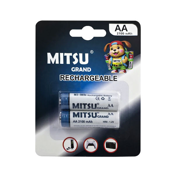 باتری قلمی قابل شارژ مدل MITSU GRAND
