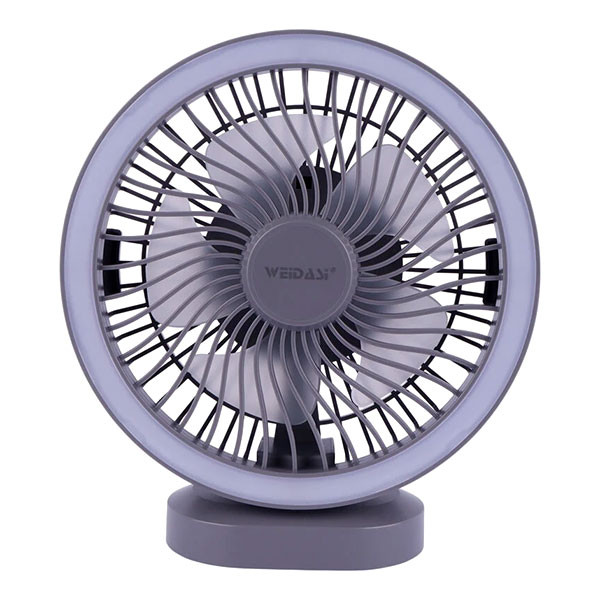 پنکه شارژی ویداسی WD-279 چراغدار