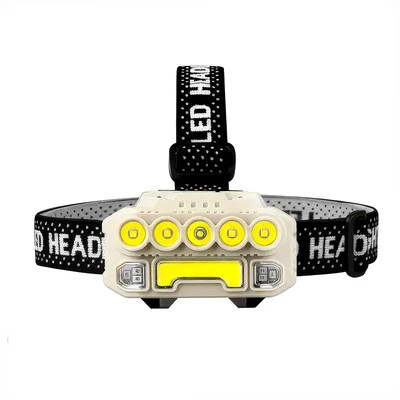 چراغ پیشانی COB+5 LED مدل HX-817